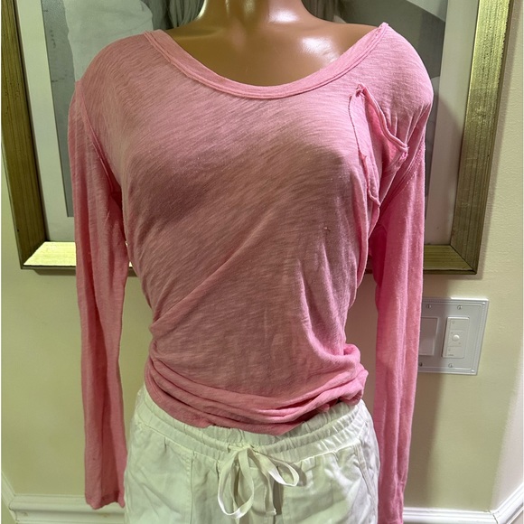 WE THE FREE pink long sleeved tee - Picture 4 of 15